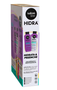 SALON LINE HIDRA SLN HIALURONICO KIT SHAMP+COND.300ML SHA EMB X 300ML