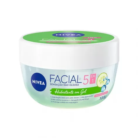 Hidratante Facial em Gel Nivea com Ácido Hialurônico 100ml