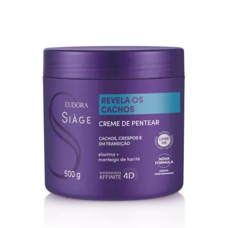 Siage Creme De Pentear  Revela Os Cachos 500G